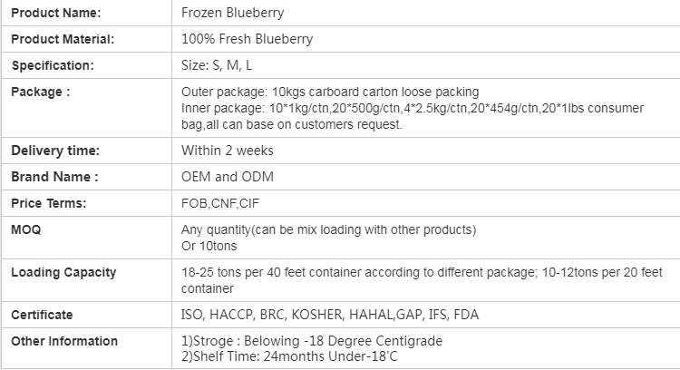 IQF Frozen Blueberry(图1)