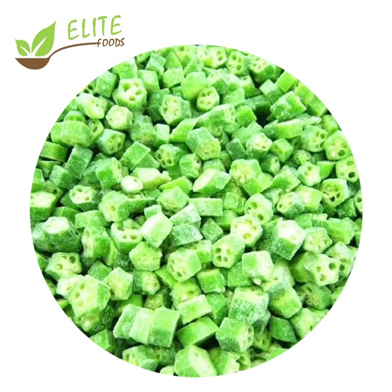 Organic IQF Frozen Okra Cuts