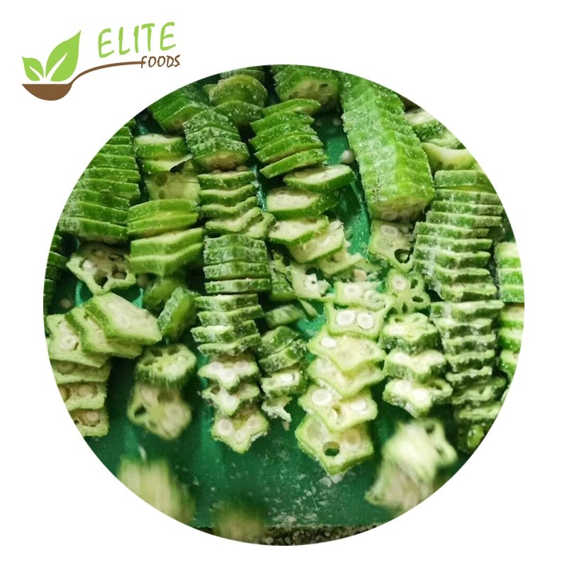Organic IQF Frozen Okra Cuts