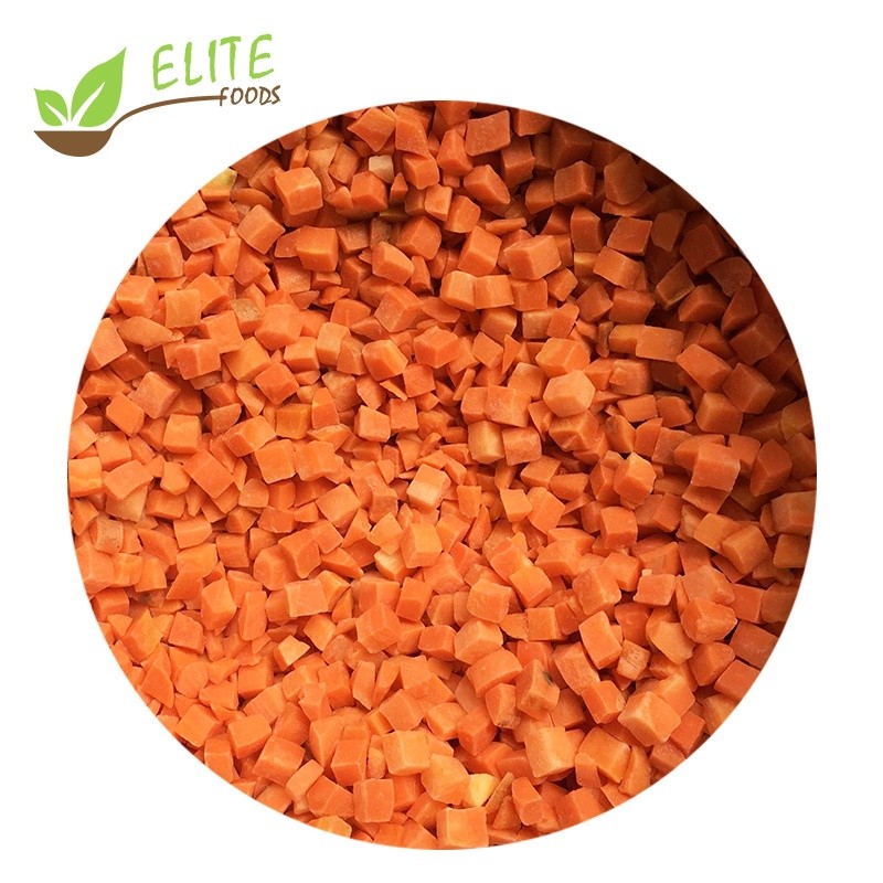 Organic IQF Frozen Carrot Dices