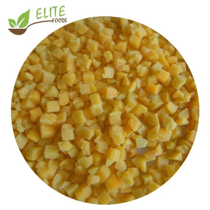 IQF Frozen Yellow Peach Dice